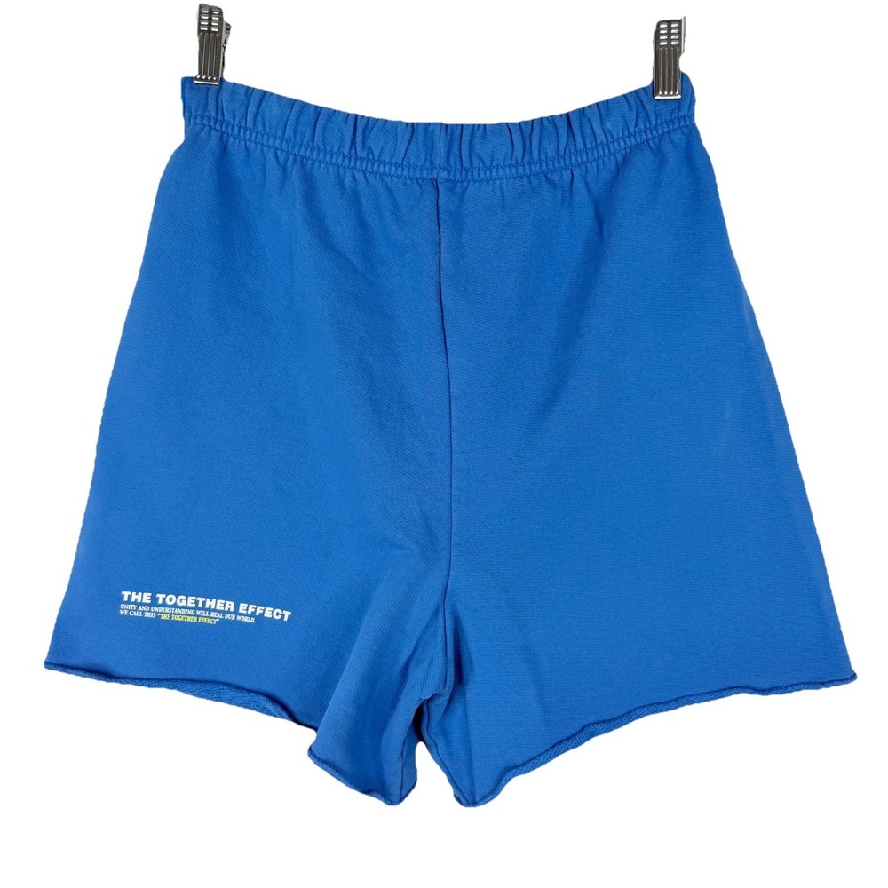 Mayfair Group "THE TOGETHER EFFECT" terry sweat shorts SZ-XS Pull-on cut-off hem